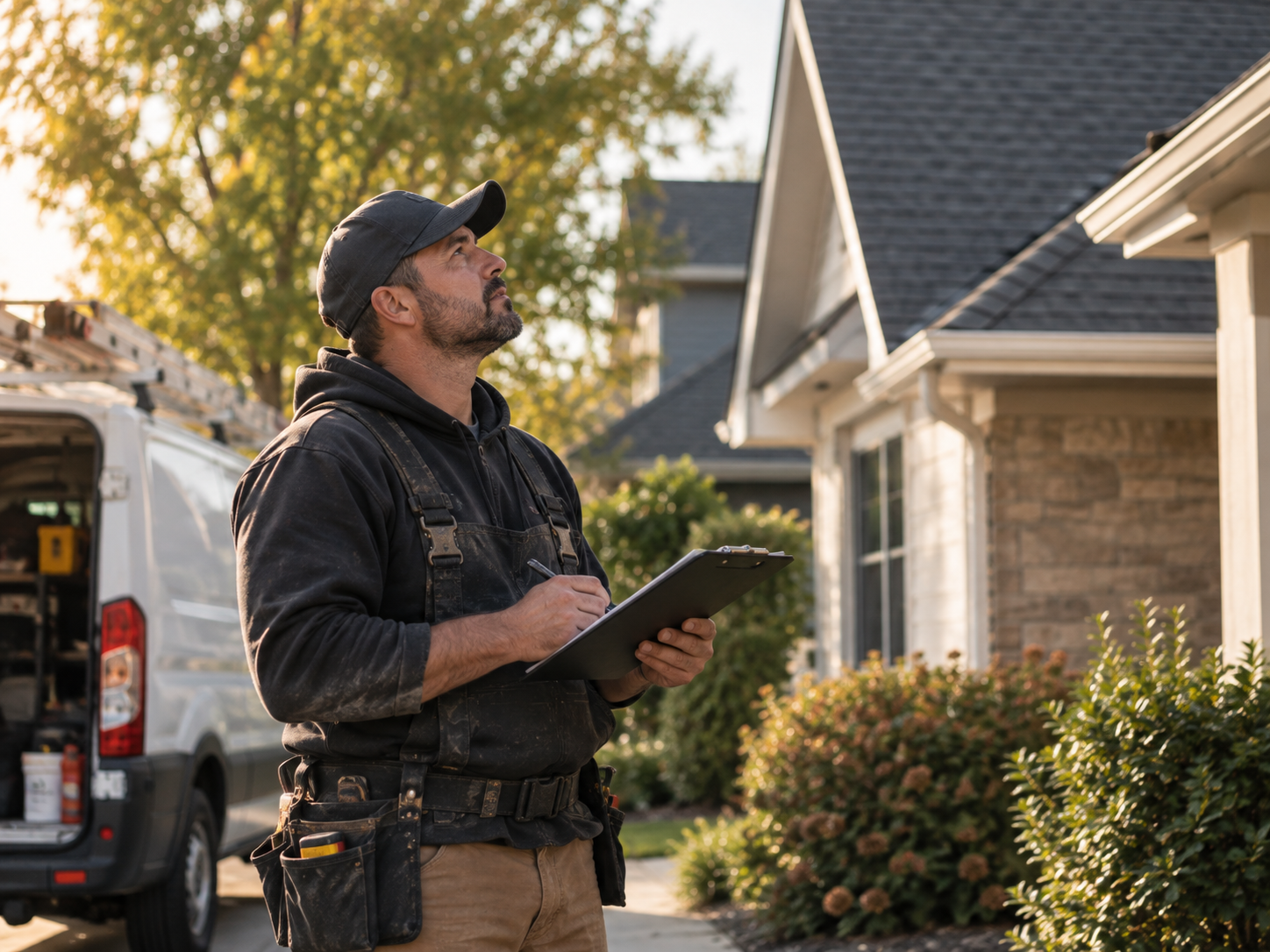 Roofing service business