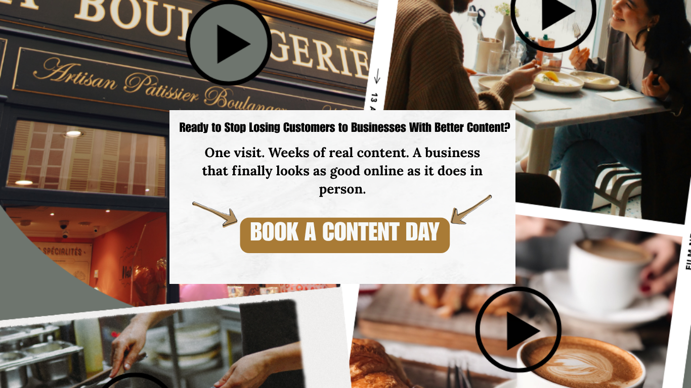 Ready to stop losing customers to businesses with better content — book a Content Day